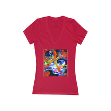 Load image into Gallery viewer, PRINCE Women's Jersey Short Sleeve Deep V-Neck Tee