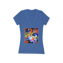 Load image into Gallery viewer, PRINCE Women's Jersey Short Sleeve Deep V-Neck Tee