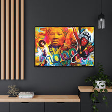 Load image into Gallery viewer, 1000 MORE Matte Canvas print, Black Frame