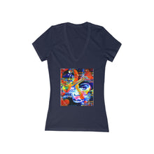 Load image into Gallery viewer, PRINCE Women's Jersey Short Sleeve Deep V-Neck Tee