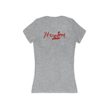 Load image into Gallery viewer, PRINCE Women's Jersey Short Sleeve Deep V-Neck Tee