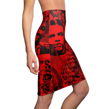 Load image into Gallery viewer, Heroism Art Pencil Skirt