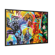 Load image into Gallery viewer, PANTHER POWER Matte Canvas print, Black Frame