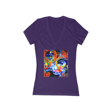 Load image into Gallery viewer, PRINCE Women's Jersey Short Sleeve Deep V-Neck Tee