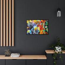 Load image into Gallery viewer, PANTHER POWER Matte Canvas print, Black Frame