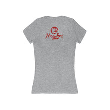 Load image into Gallery viewer, NINA Women&#39;s Jersey Short Sleeve Deep V-Neck Tee
