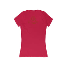 Load image into Gallery viewer, NINA Women&#39;s Jersey Short Sleeve Deep V-Neck Tee

