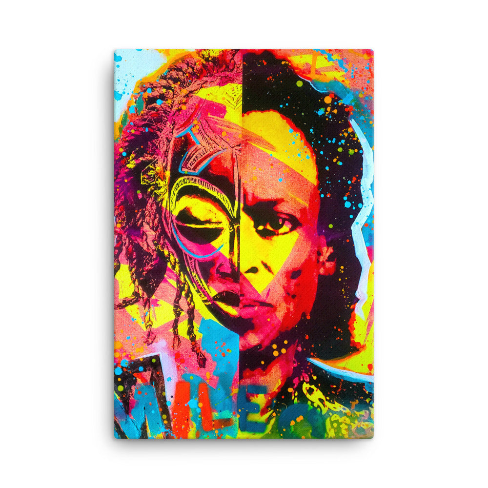 MILES Canvas Print
